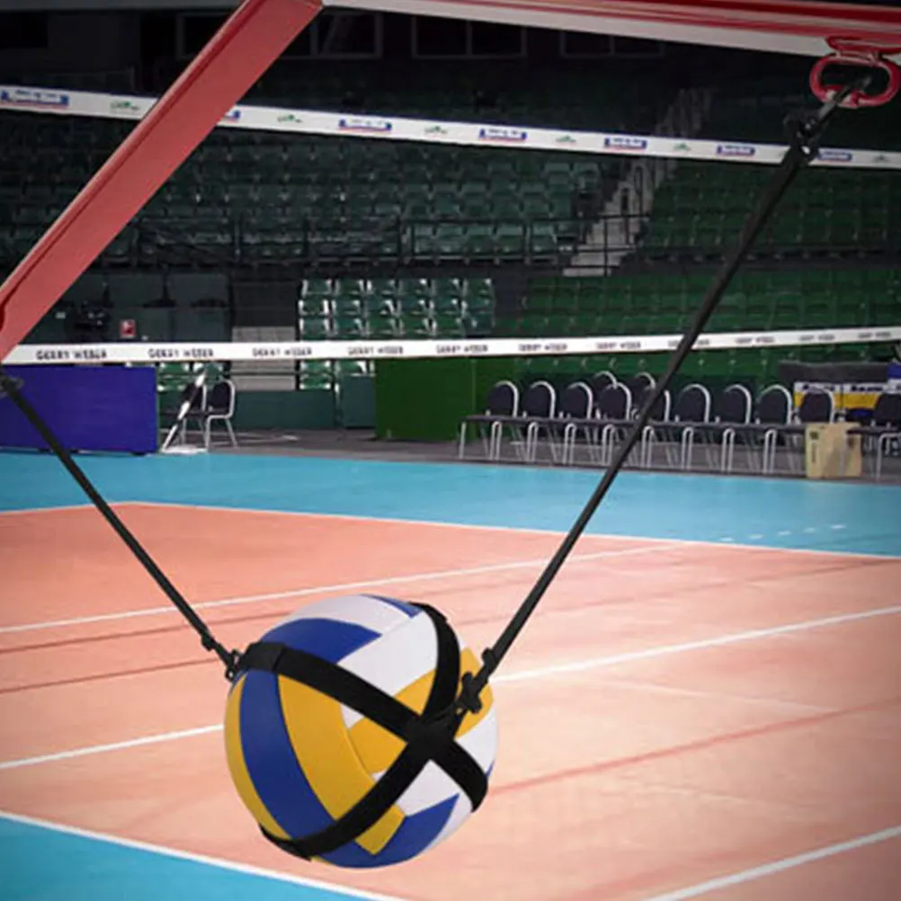 2 conjuntos de ajuda de treinamento de vôlei durável mini ferramenta de prática de fivela ajustável interna melhorar a coordenação mão-olho jogo familiar