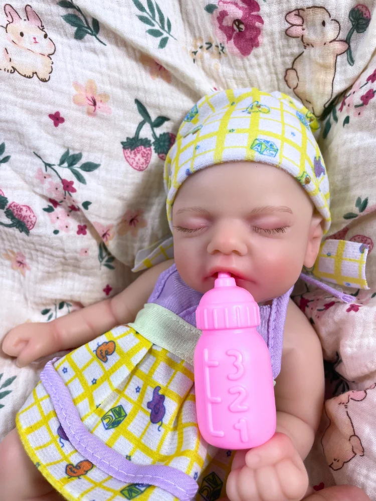 

13-дюймовая силиконовая кукла Sam Reborn с открытым ртом, моющаяся кукла для девочек, гибкая эластичная супермягкая кукла, рождественский подарок