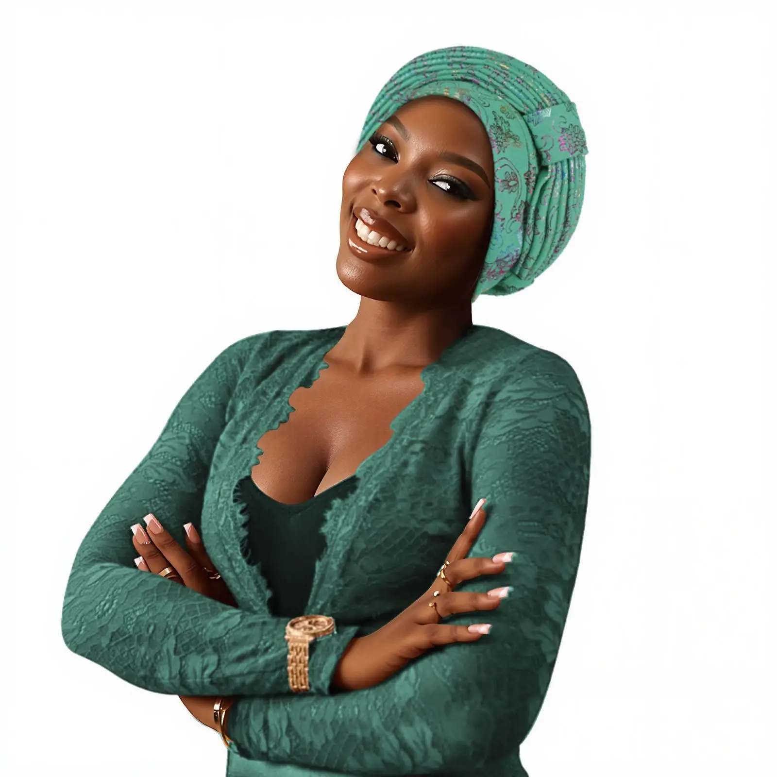 Nigeria Head Wrap Bonnet Ready To Wear Female Headtie Auto Gele 2025 Braids Turban Cap African Women Headscarf Muslim Hijab Hat