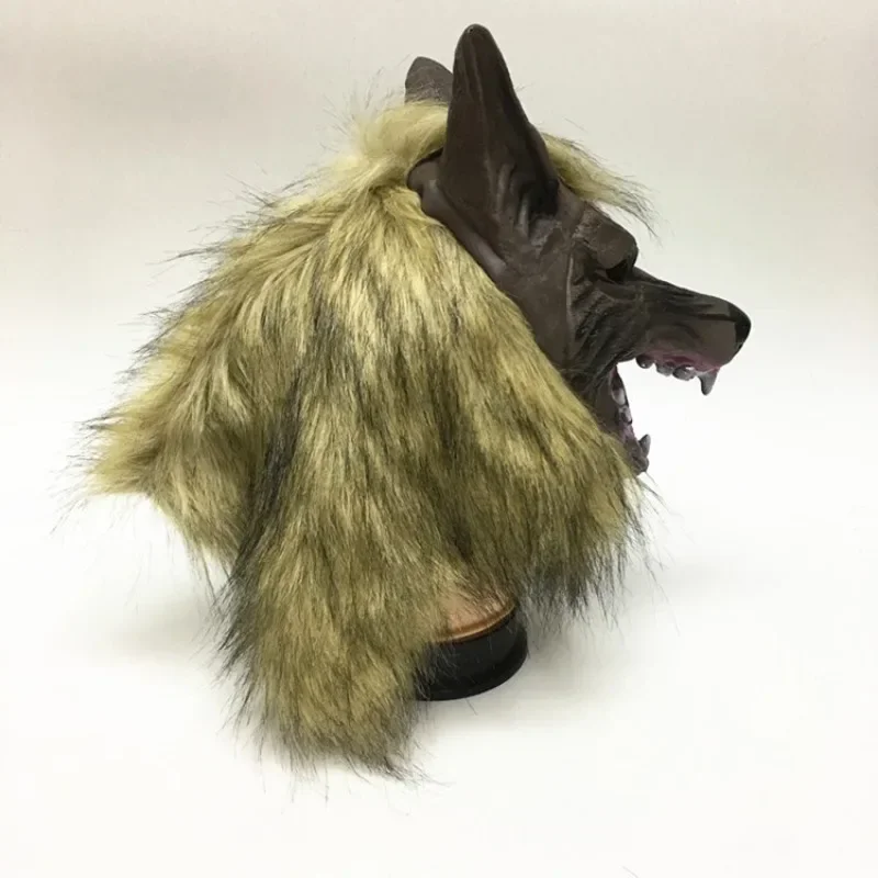 Werewolf Cosplay Party Masks Halloween Simulation Animal Headwear Costume Wolf Face Masquerade Mask