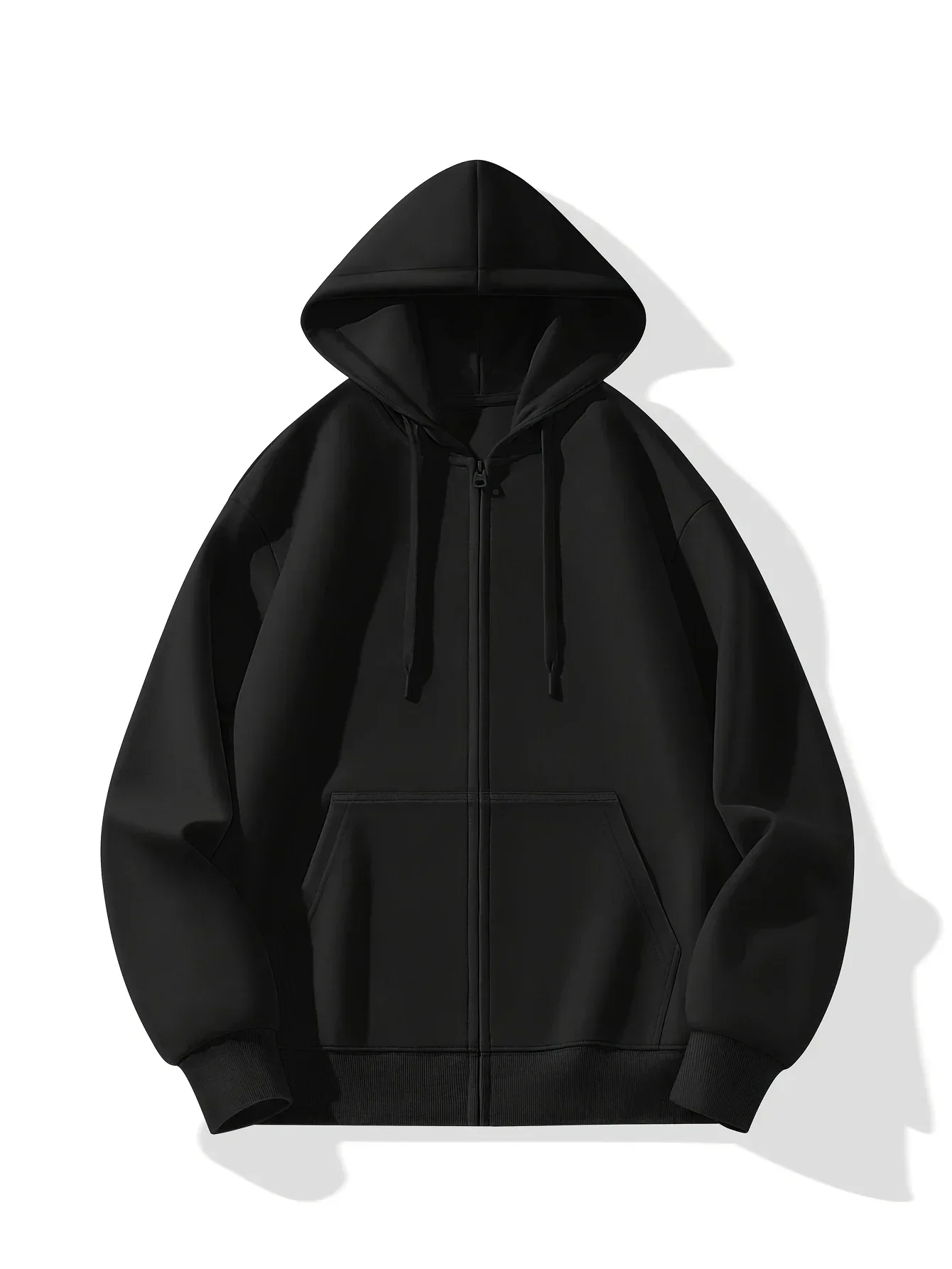 Demon Slayer Anime Autunno/Inverno Felpa con cappuccio con cerniera 2025 Nuovo Kamado Nezuko da uomo stampato Ins Casual Allentato Plus Size Genitore Bambino Top