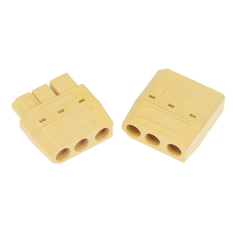 1pair XT60 (2+4) Male Female Plug Connector With Signal Pin And Sheath Solder Wire Model Accessories