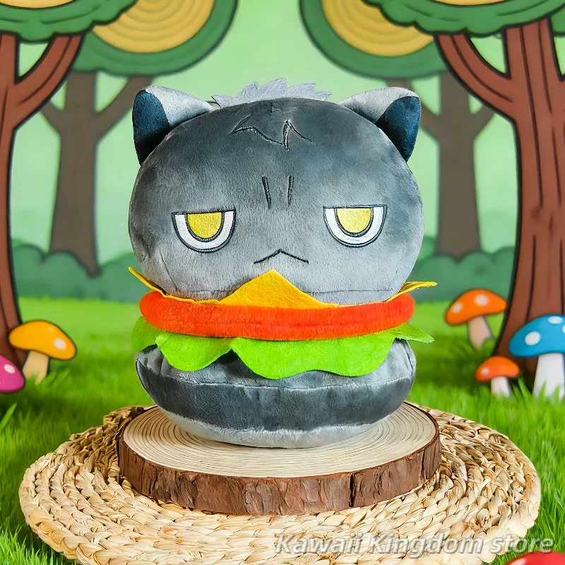

Kageyama Cien 5th Anniversary Commemoration Soft Figure Cat Cat Burger Pillow Idol Plushies Pillows Cosplay Game Cartoon Gifts