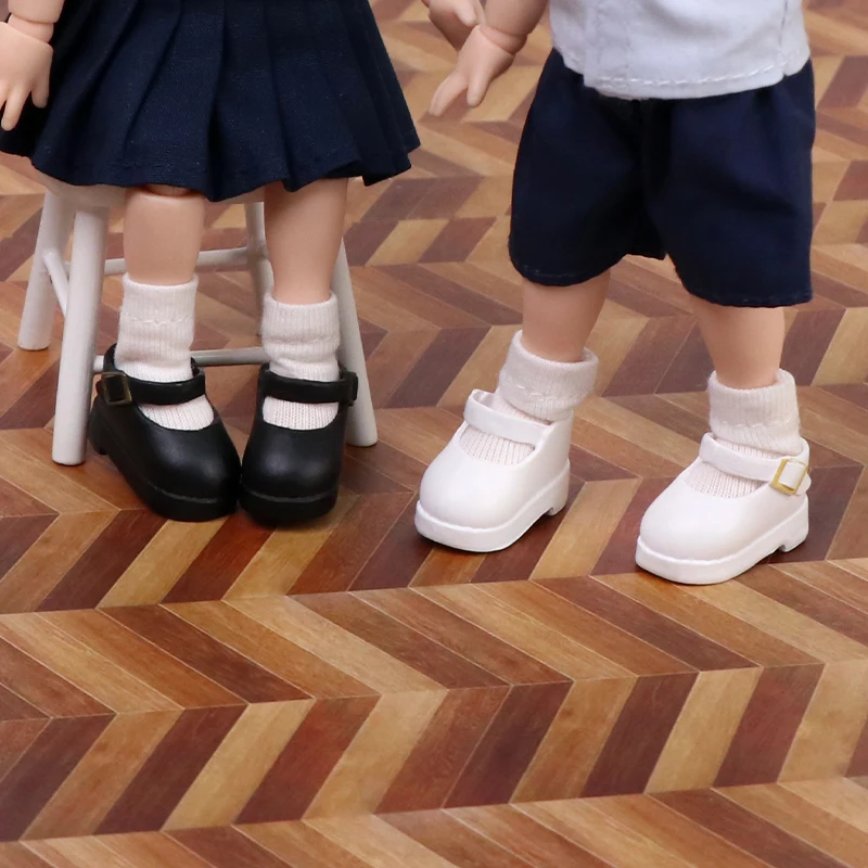OB11 Puppe Uniform Schuhe OB11 Zubehör 1/12 Bjd Puppe Schuhe Dekoration Abnehmbare Puppe PVC Material Drei Farben