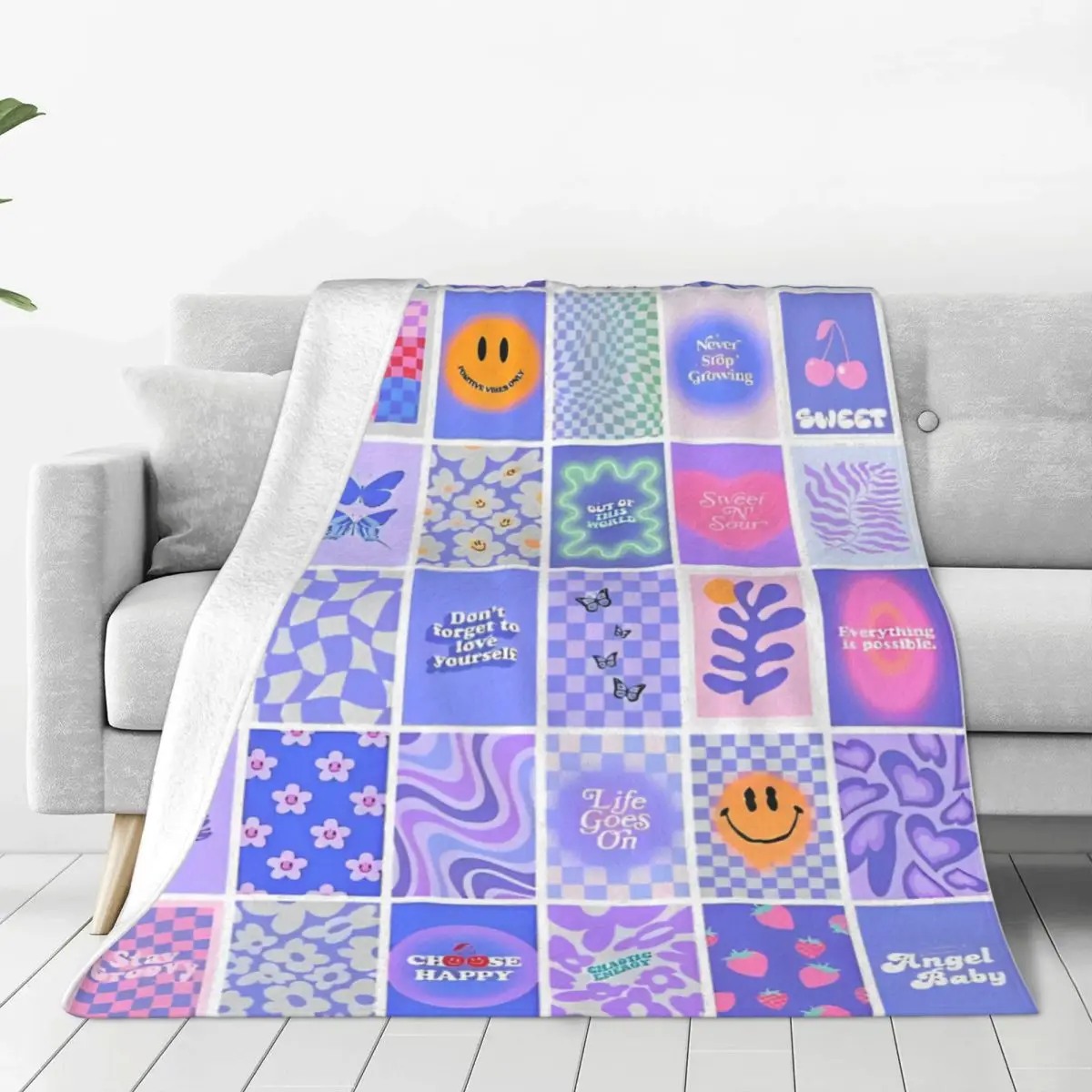 Olivia Sour Rodrigos Music Blankets Guts Vampire Wool Novelty Breathable Throw Blankets for Chair Covering Sofa Spring Autumn