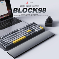 AJAZZ BLOCK98 98 keys-gradient memory foam hand rest-mechanical keyboard computer-office typing-wrist pad-soft hand rest