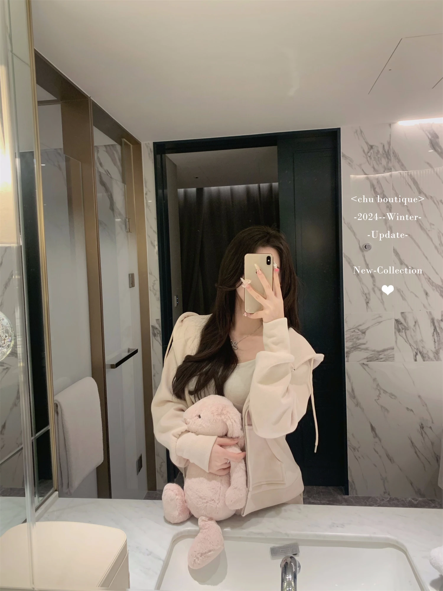 

Теплый комплект с флисовой подкладкой: модные длинные брюки и свитшот, женский осенне-весенний комплект из двух предметов, удобный и практичный.