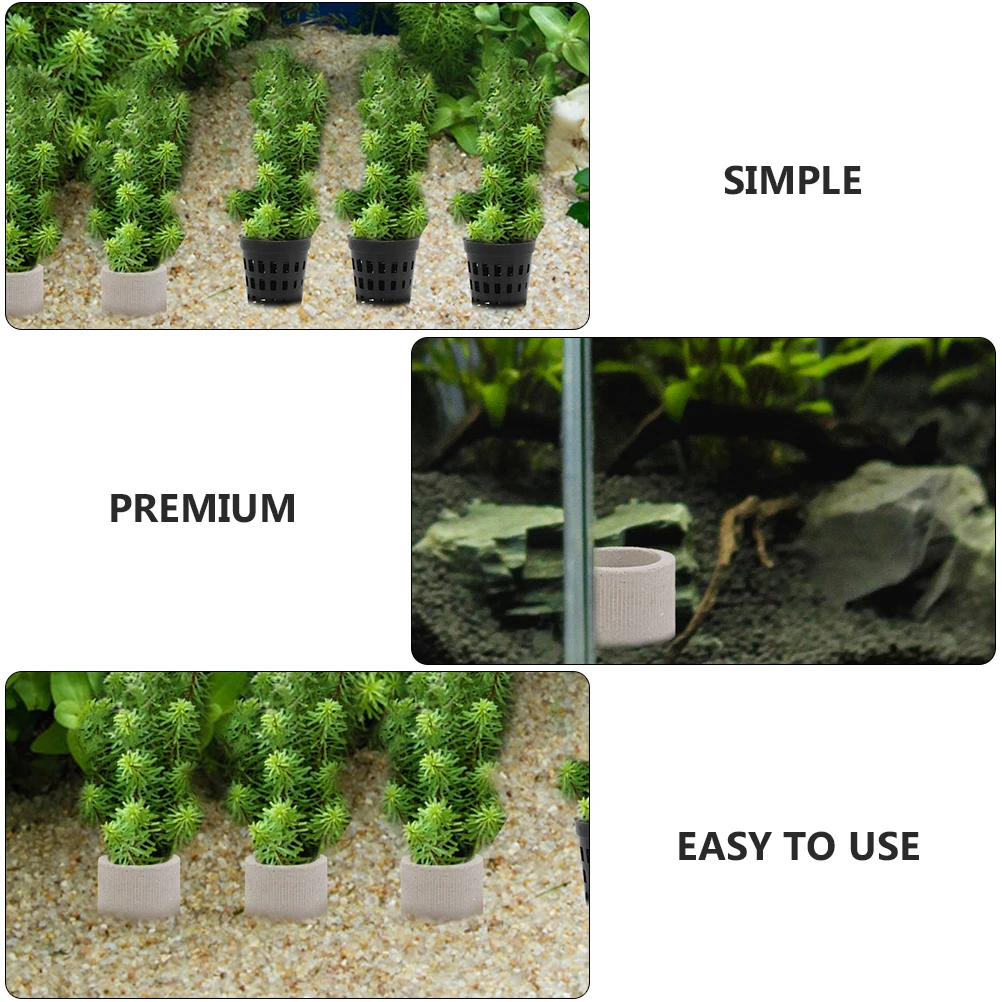 

Aquatic Plants Planting Ring Set Water Grass Fixed Fish Tank Accessory Aquarium Cup Decor Weed Fixing Tool Breathing Fixator
