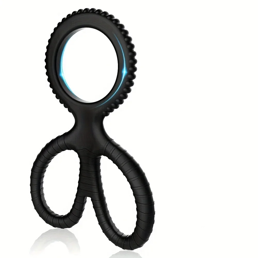 1pc Black Penis Loop Penis Lock Ring Male Lock Ring Foreskin Blocking Ring Penis Endurance Training Ring Erotic Workout Ring Sex