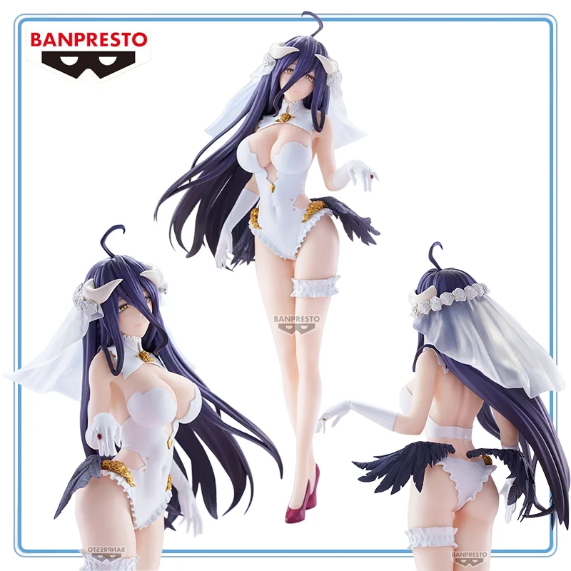 

【100% подлинные】BANDAI SPIRITS, оригинальная модель, украшение Overlord Albedo, блестящие и гламурные аниме, мультяшная модель, игрушки, подарки, игрушки