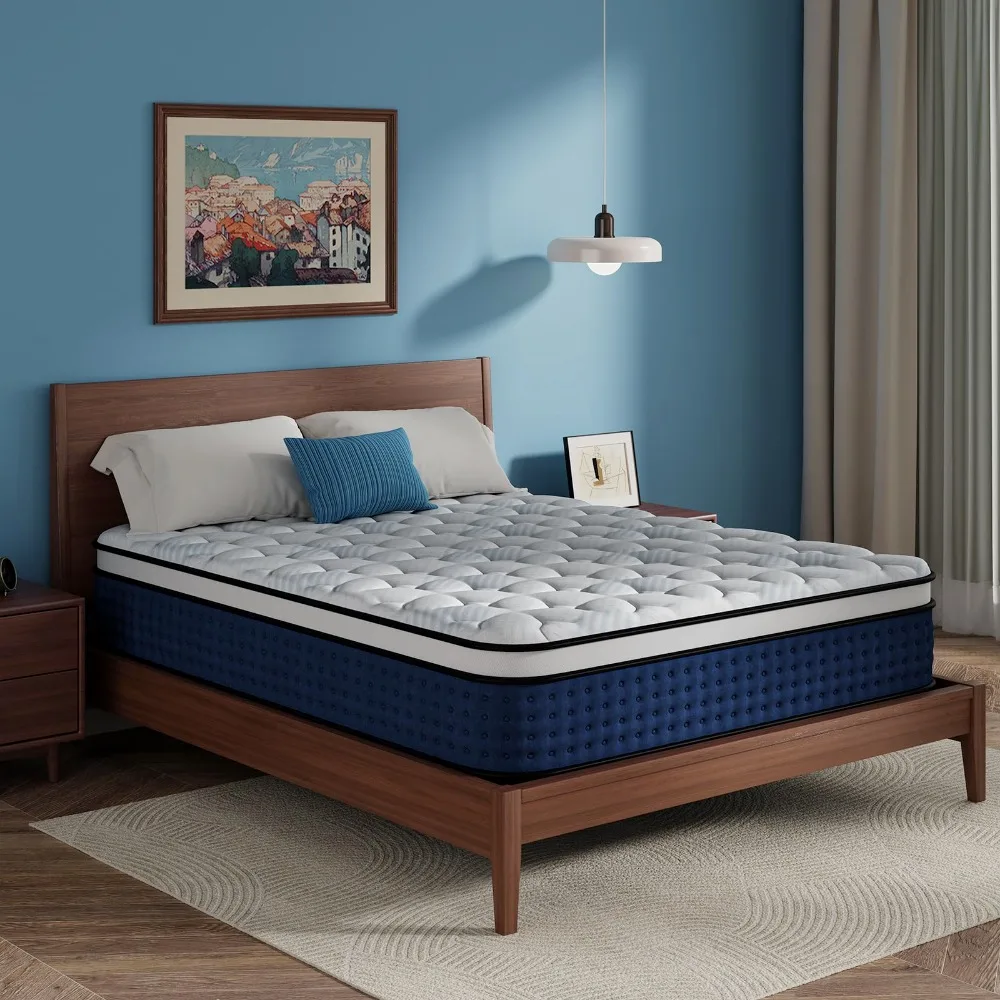 Queen-Matratze, 12 Zoll Hybrid – Memory Foam Mattress In A Box Queen Bewertung und Preis
