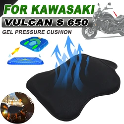 For Kawasaki Vulcan S 650 Cafe Sport Light VN650 VN 650 Motorcycle Accessories Breathable Pressure Relief Gel Seat Cushion Cover