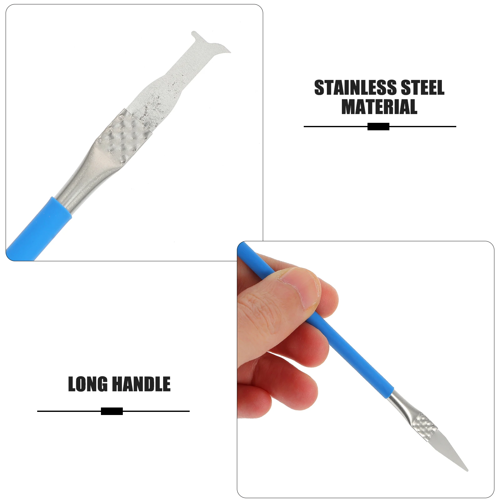 

5 Pcs Tool Kit Repair Tool Stainless Steel Crowbar Scraper Long Handle For Phone Tablet Electronics Maintenance