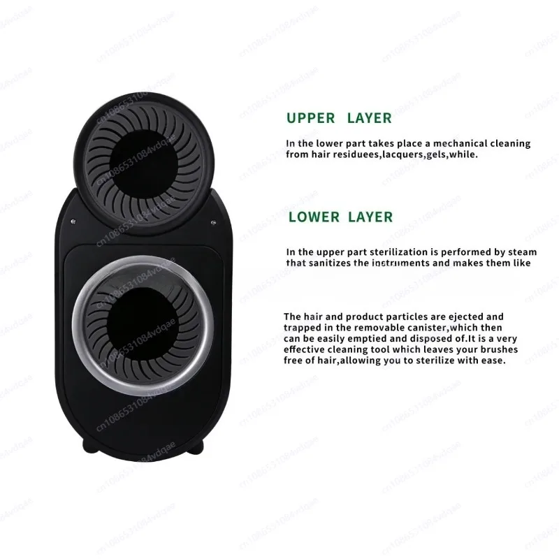 Electric round brush cleaner, portable professional cleaning brush