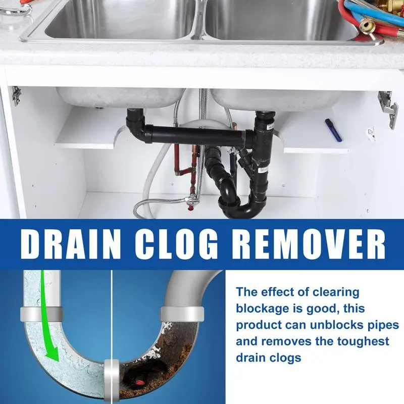 

Sink And Drain Pipe Dredging Powder 12X Toilet Drain Cleaner Pipe Dredging Cleaner Effective Sink Pipe Cleaners Safe Toilet