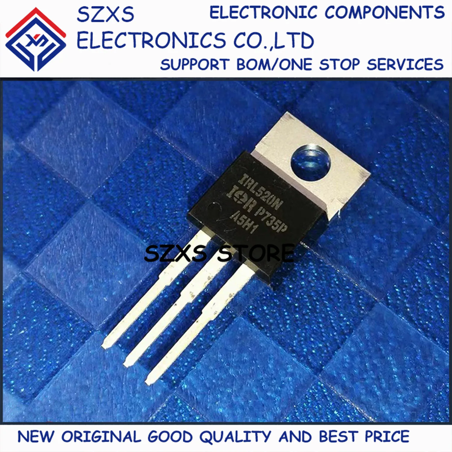 New Original 10Pcs IRL520N IRL520NPBF TO-220 100V 10A MOSFET Field Effect Transistor In Stock Electronic Components Good Quality
