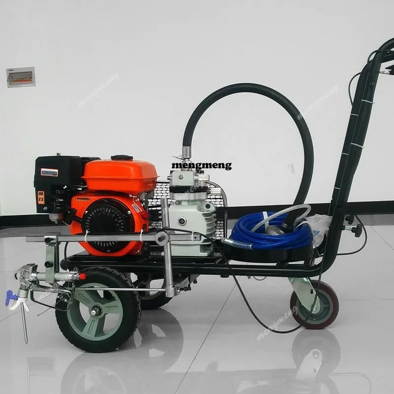 New arrive Plastic Line Marking Machine Manual Airless Cold Paint Playground Line Painting Machine