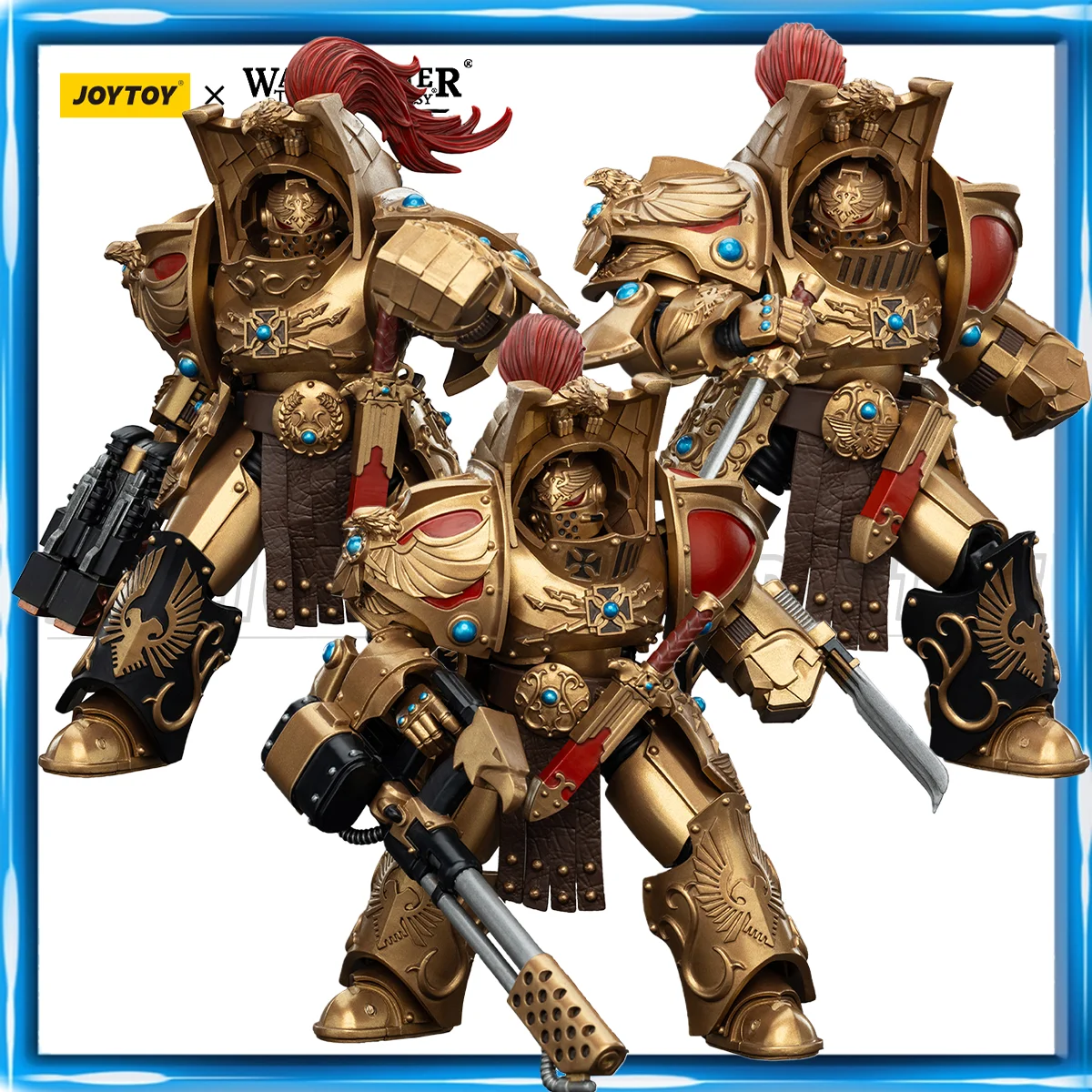 

[Pre Sale] JOYTOY Warhammer 30K 1/18 Action Figures Legio Custodes Aquilon Terminator Squad Anime Collection Model Toys