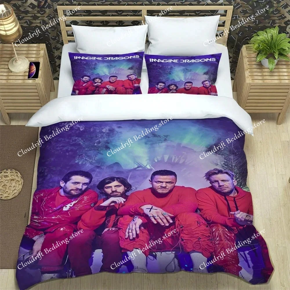 Rock Band Imagine Dragons Bedding Sets Exquisite Bed Supplies Set Duvet Cover Bed Comforter Set Bedding Set Luxury Birthday Gift