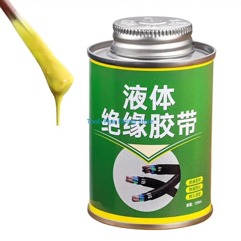 F92B Waterproof Liquid Electrical Tape Electrical Wire Cable Liquid Insulation Pastes Coat Fix Line Glues High Temperature