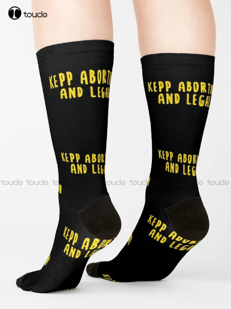 Keep Abortion Safe And Legal Socks Youth Socks Fashion Creative Leisure Funny Art Abstract Oil Painting Socks Unisex Adult