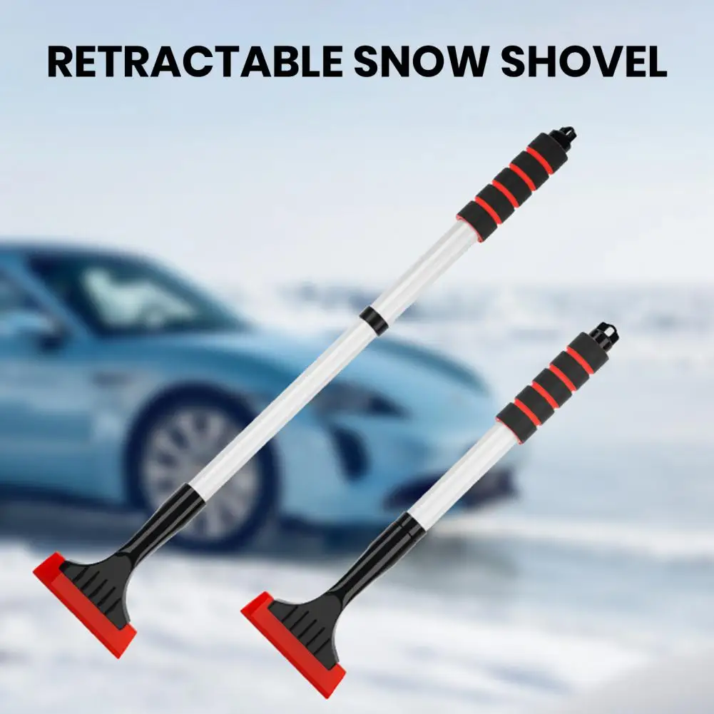 Retractable Car Snow Shovel Brush Ice Shovel Car Ice Scraper Snow Shovel Windshield Ice Brushes Hood Side Mirror Snow Shovels