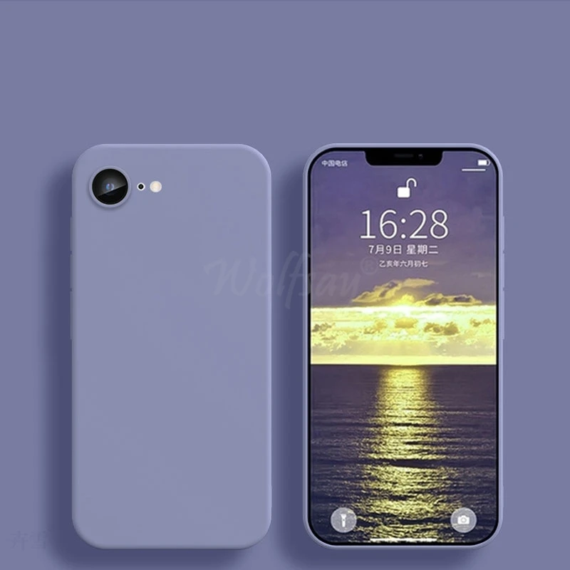 Für iPhone 17 E Hülle Flüssigsilikon Einfarbiger Gummi Für iPhone 17 E Hülle TPU Sturzschutz-Schutzhülle Für iPhone 17e 16e Hülle – Detail 16