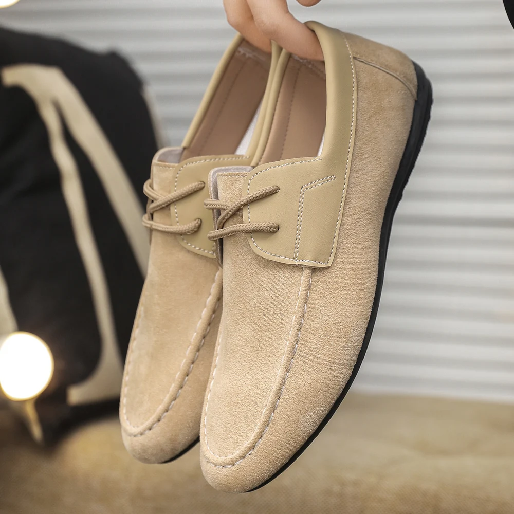 

Loafers for Men Soft Loafers Breathable Lightweight Non Slip Men Flat Comfortable Driving Moccasins Casual Slip on Shoes for Men