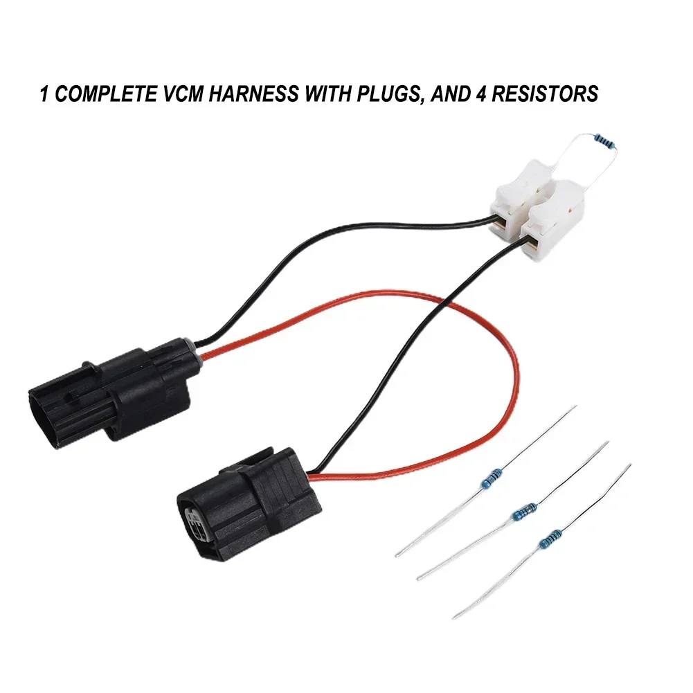 Harness VCM Disable Kit 4 Resistor Plastic VCM Muzzler Harness With Plugs For Honda Ridgeline Odyssey High Quality