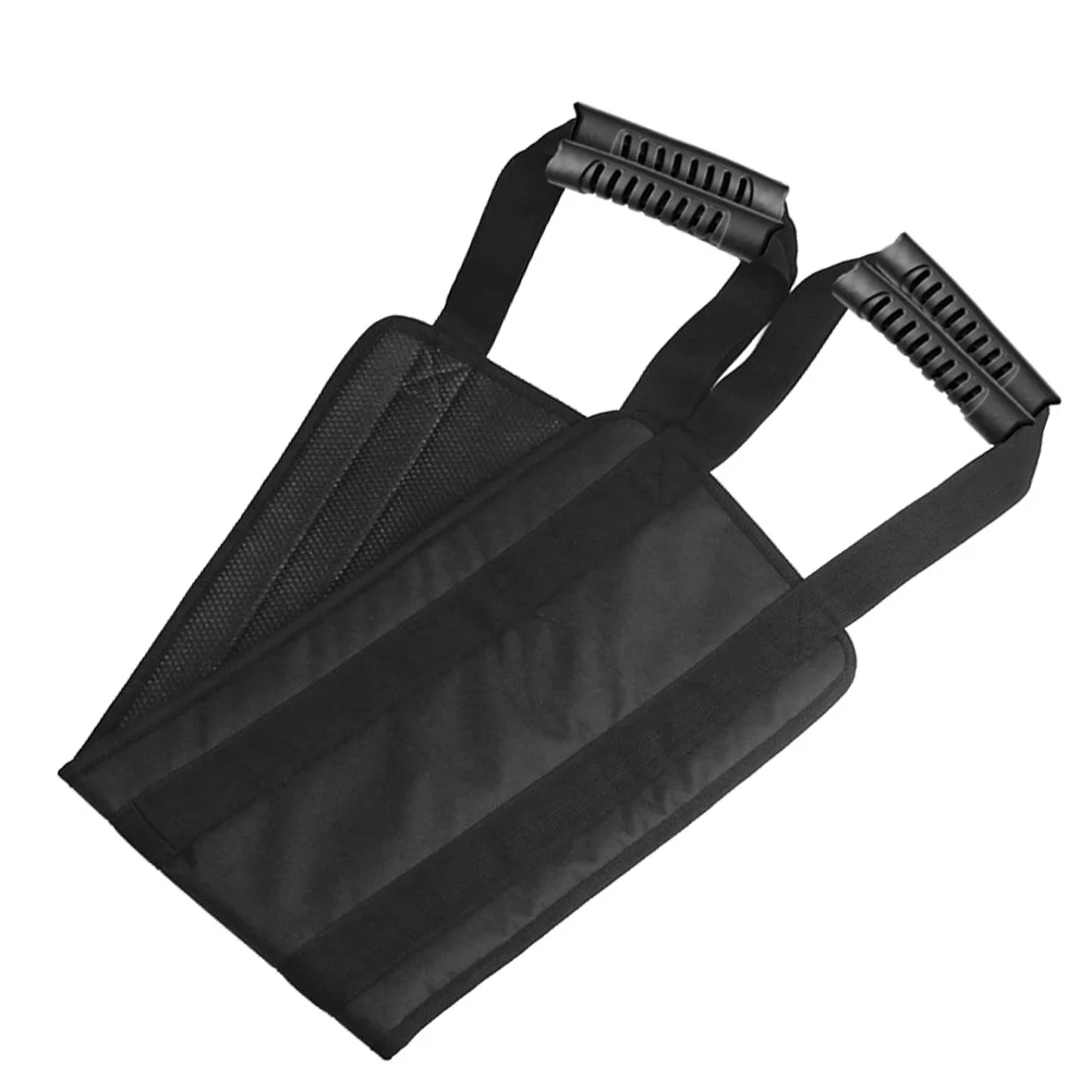 

Черный переносной ремень для пожилых людей с ограниченными возможностями. Эргономичный пояс для поддержки талии. Подъемный поворотный пояс.