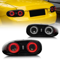 LED Tail Lights For Mazda MX-5 MX5 NC2 NC3 2008-2015 Tail Lights Rear Fog Lamp Brake + Reverse Lights Sequential Turn Signal