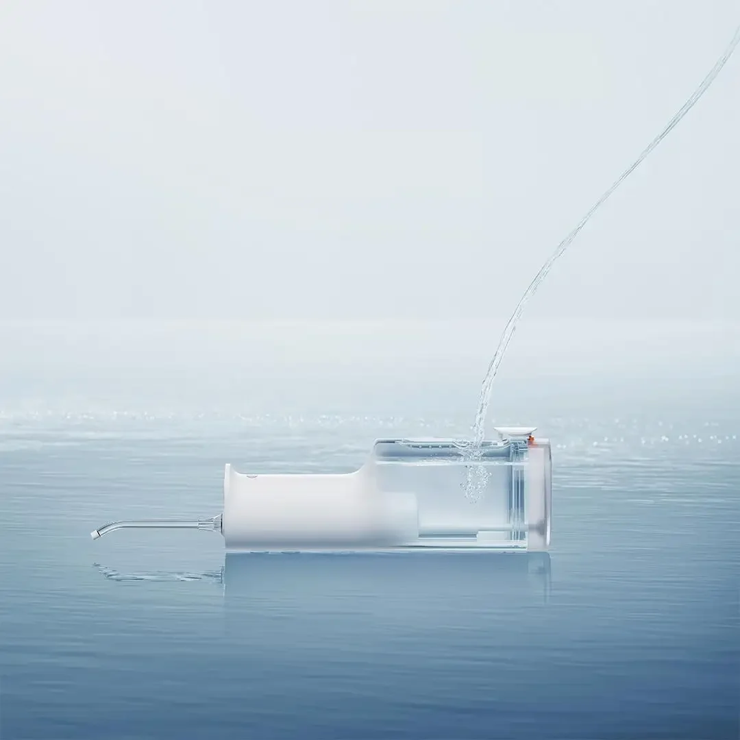 Xiaomi Mijia الكهربائية عن طريق الفم الري F300 المحمولة 4-العتاد عالية التردد نبض IPX7 مقاوم للماء الأسنان المياه النفاثة جهاز تنظيف الأسنان بالماء #2