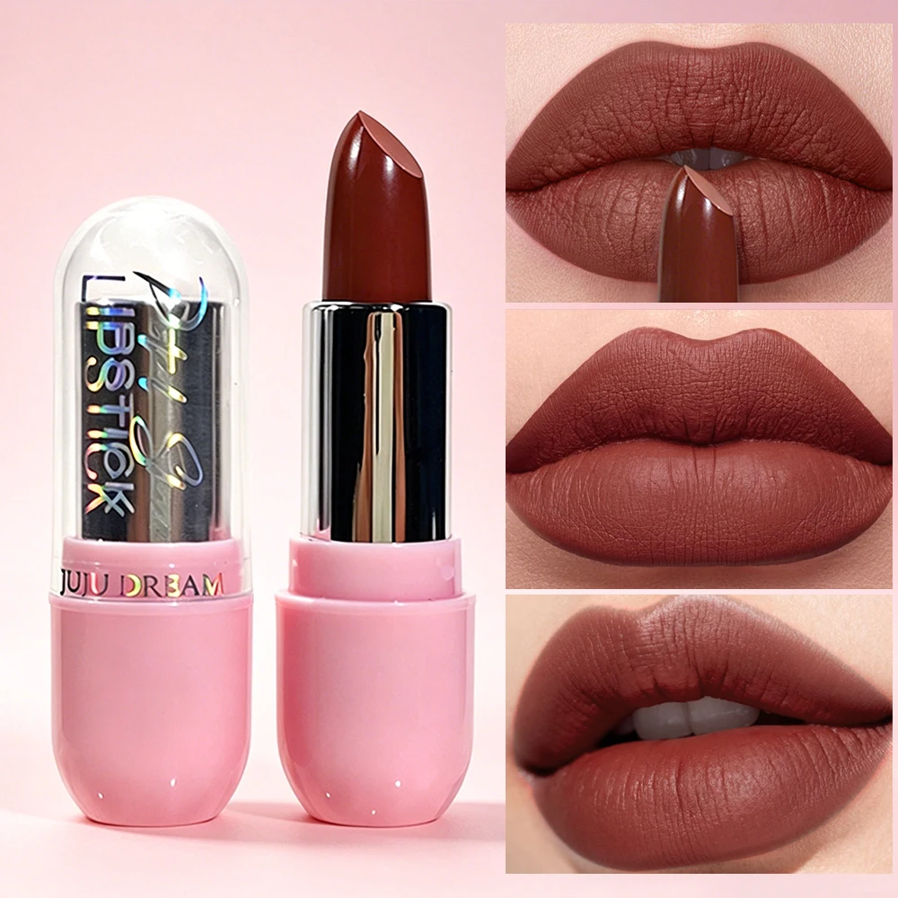 Pearlescent Lipstick for All Skin Types, Moisturizing, Soft Texture, Long-Lasting Shine, Perfect Gift Idea，Non-Stick Cups