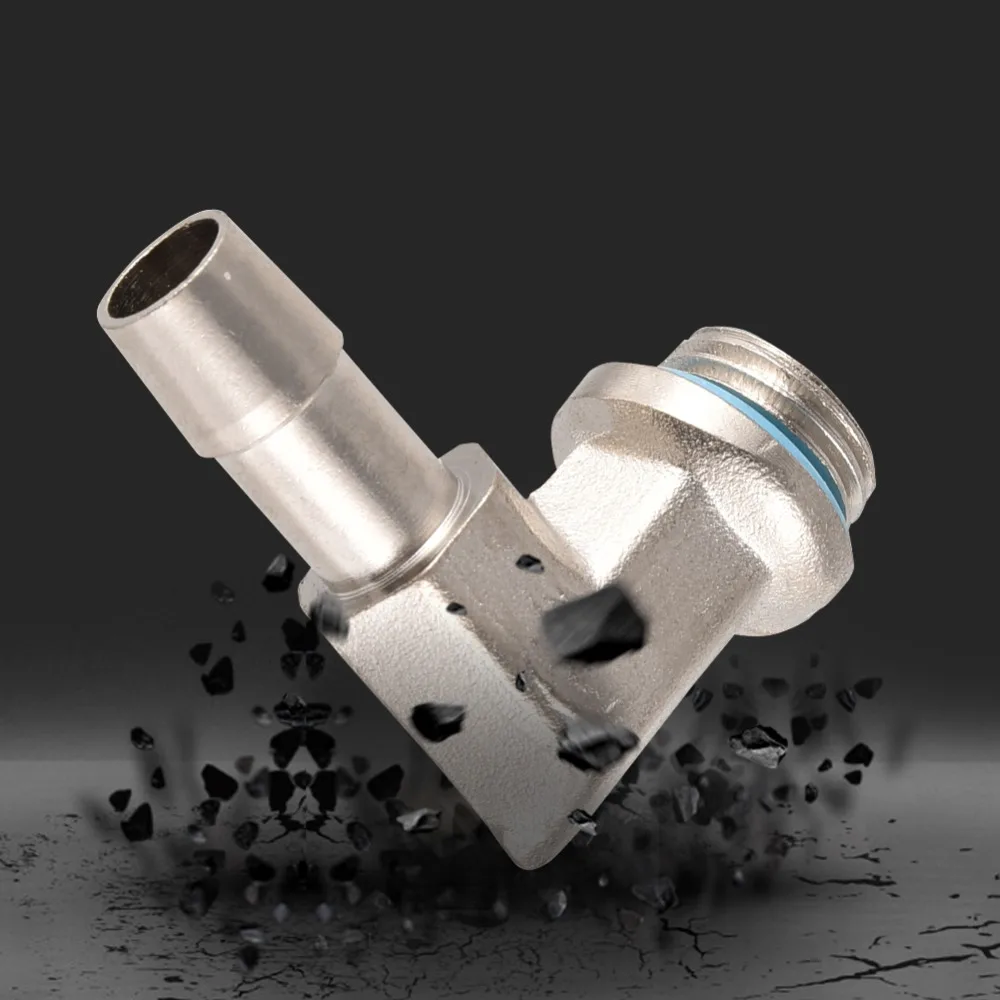 2PCS Durable G1/4 Thread Water Cooling Adapter 90 Degree 9mm/11mm Hose Adapter Hose Connector PC System