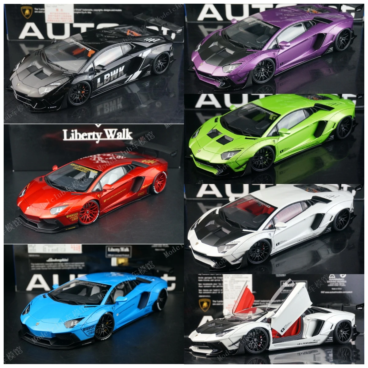 Autoart 1:18 For LP700-4 LB Alloy Full Open Limited Edition Resin Metal Model Ornament Toy Birthday Gift