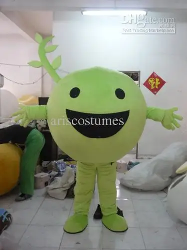 Disfraz de Mascota de dibujos animados para adultos, traje de Mascota de felpa, planta de Navidad, Halloween, nuevo