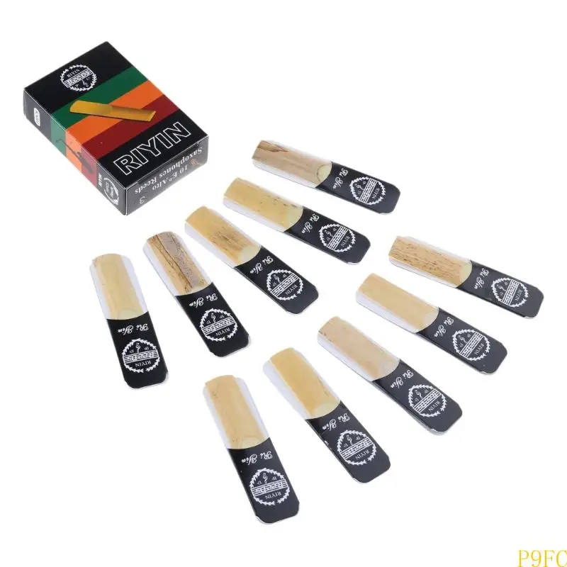 10 Pcs Alto Saxophone Reeds Suitable for , and Alto Saxophones Strength 1.5; 2.0; 2.5; 3.0; 3.5; 4.0