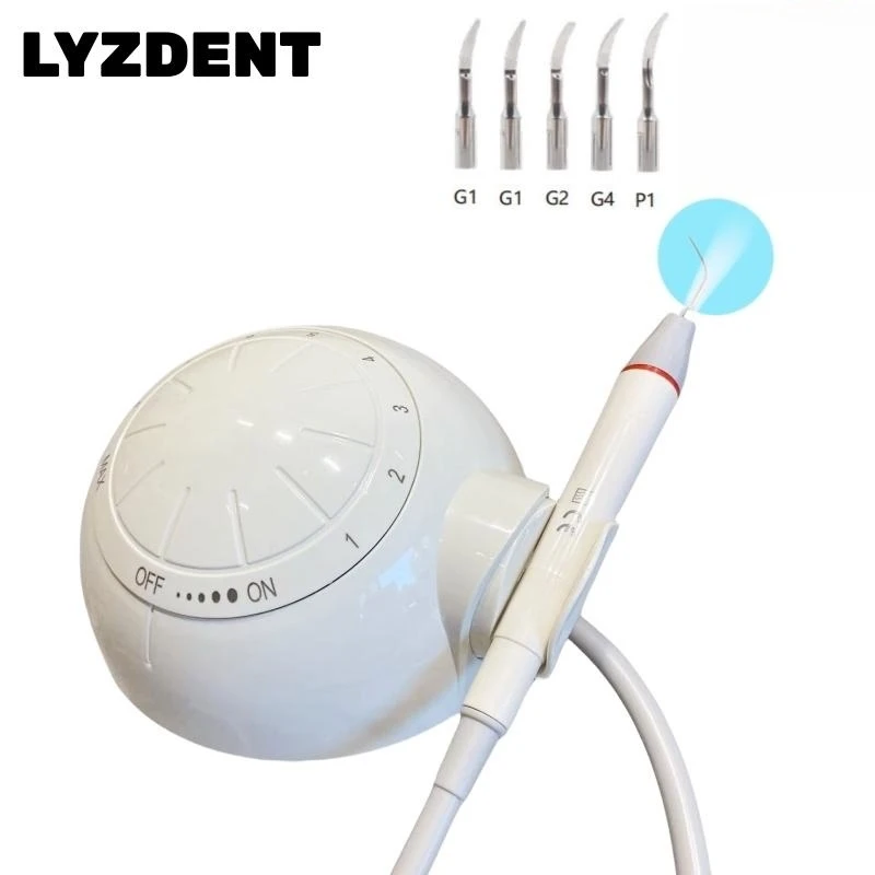 Lyzdent Ultraschall-Scaler mit 5 Skalierung spitzen Mundhygiene-Reinigungs maschine mit LED-Zahnweiß-Zahn werkzeug ausrüstung