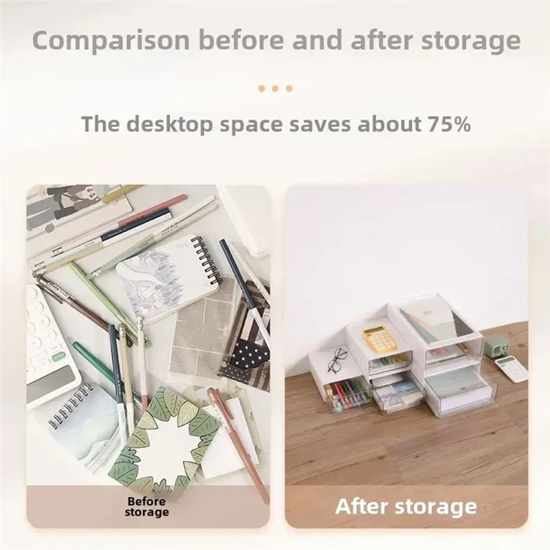 

ABKY-For Bedroom Study Office File Storage Box Stack Combination Portable Storage Cabinet