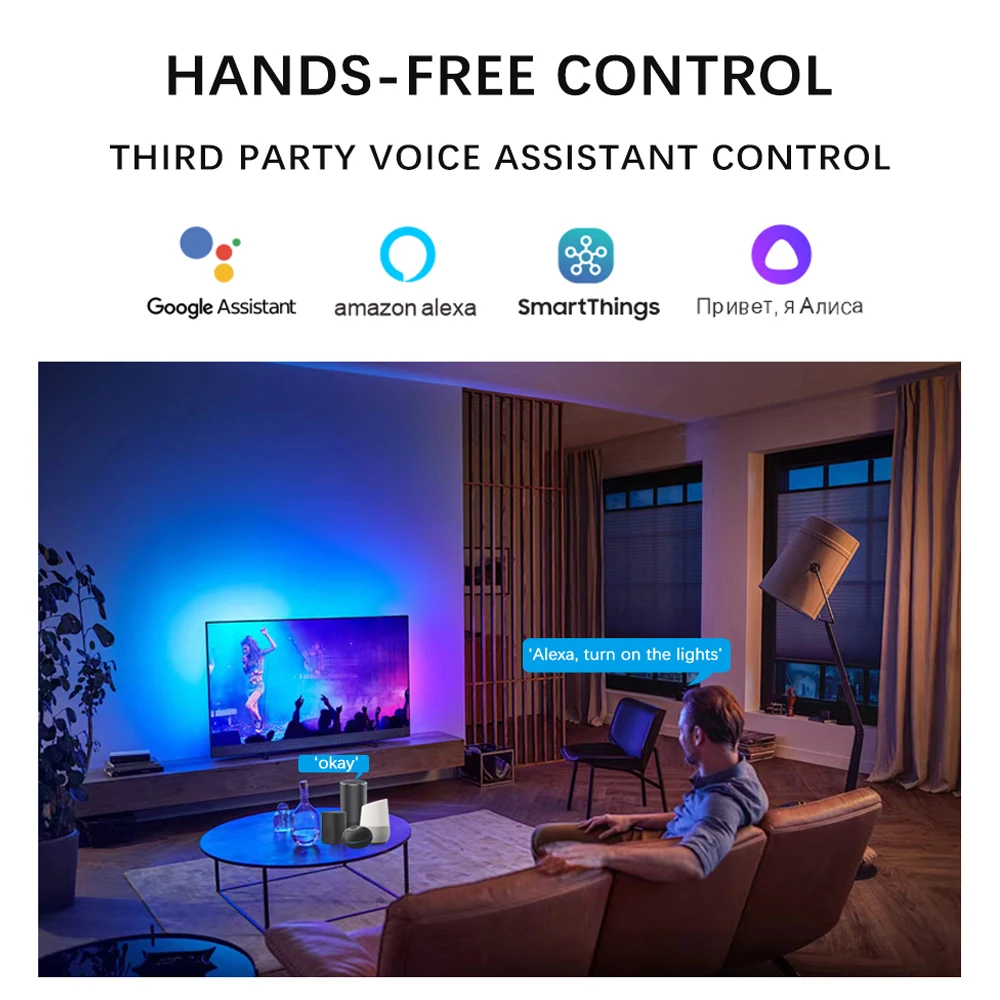 Ws2812B Led Rgbic Strip Light Controller Dc5V-24V wifi Sp107E Music Ws2811 Sk6812 Addressable colorful—X7 Smart App Controller