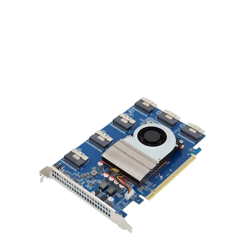 For PLX88096 Split-free Expansion Card PCIe 4.0X16 Expansion External Graphics Card Hard Disk 8654 Interface