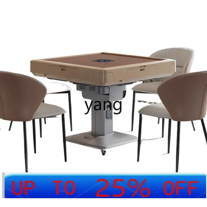 Lhh automatic mahjong table roller coaster modern simple dining table integrated