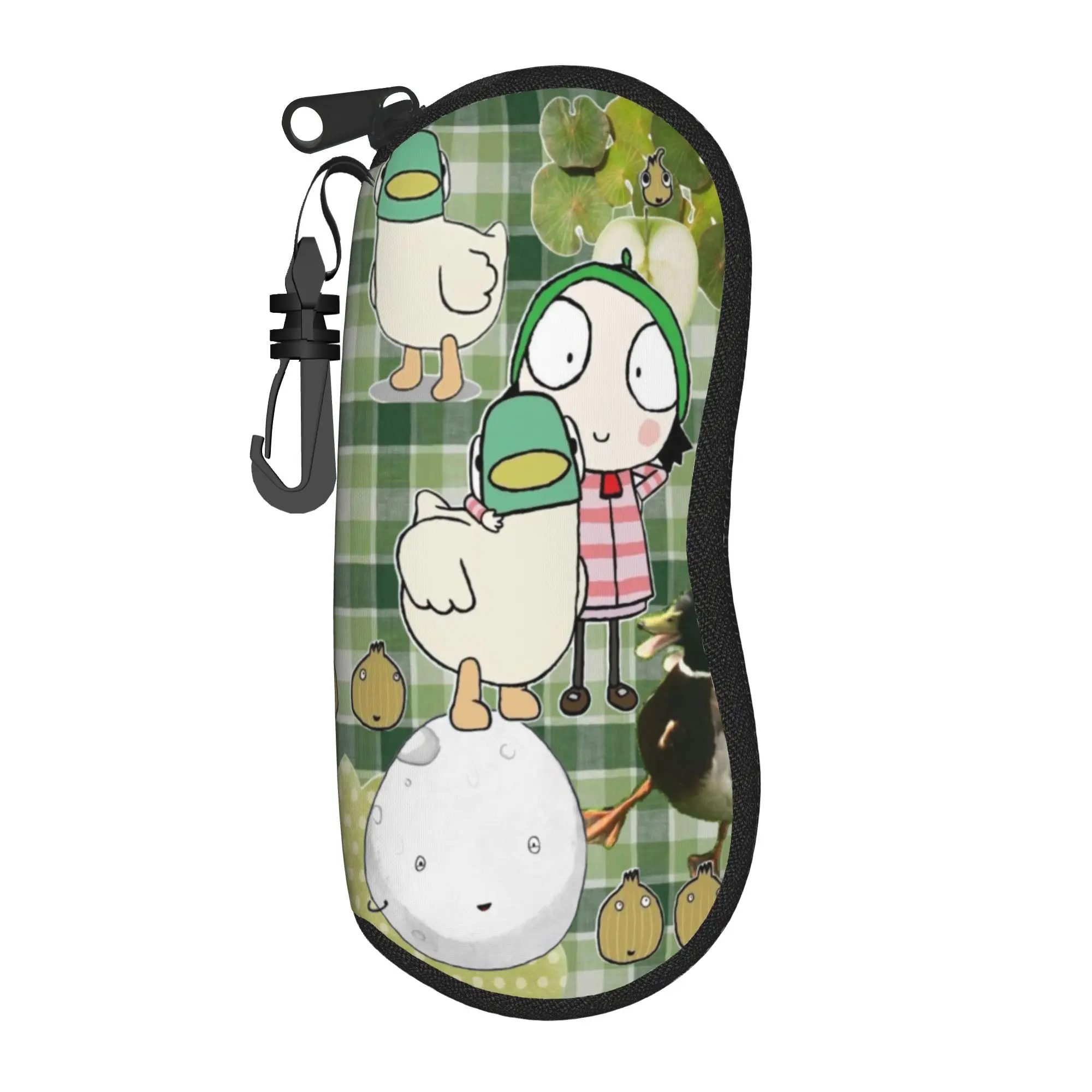 Sarah And Duck Merchandise Glasses Case for Girl Boy Convenient Accessories  Sunglasses Box Protector Eye Contacts Case