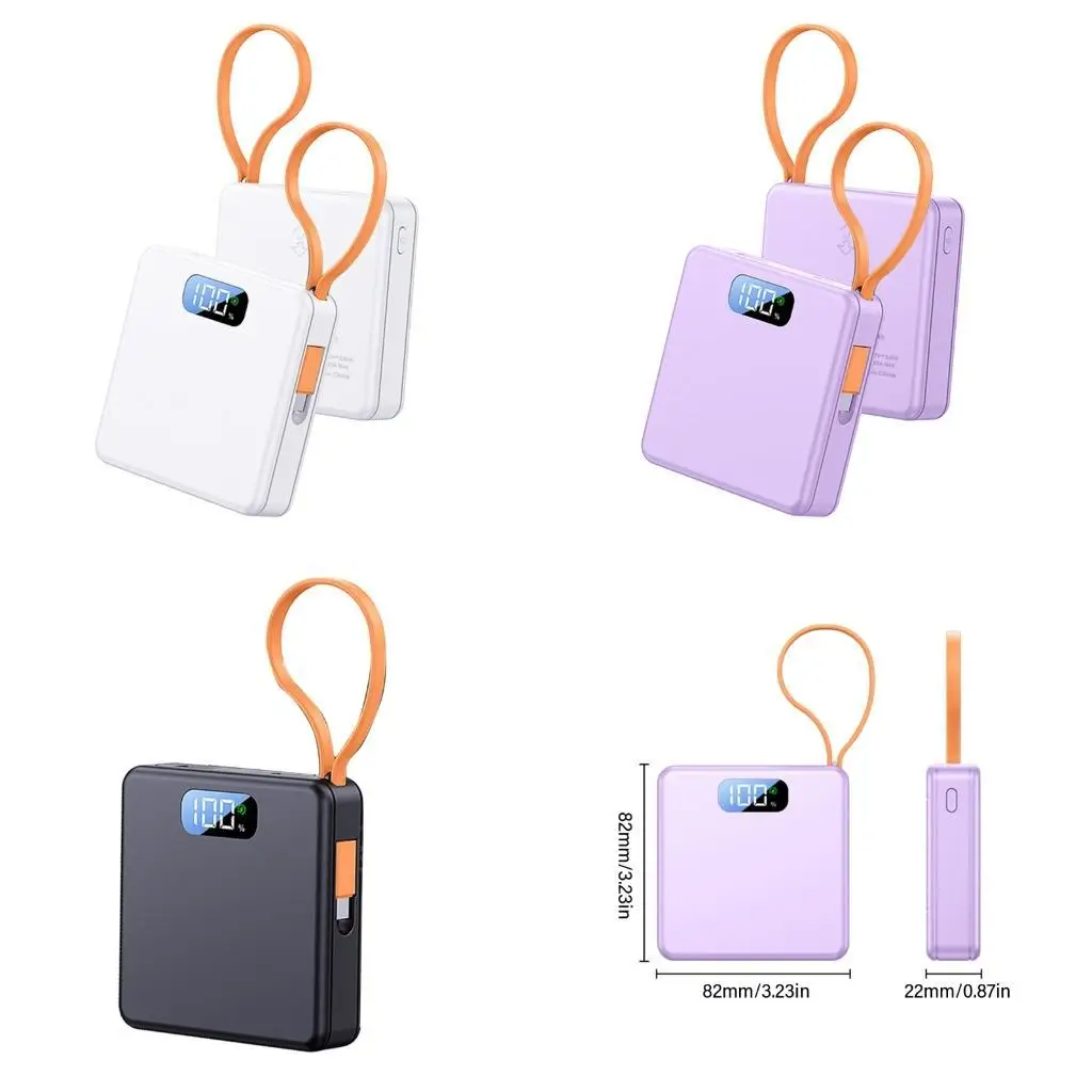 Portable 3 Slot Battery Case for 21700 Cells with LED Screen Battery Enclosure  D2RC