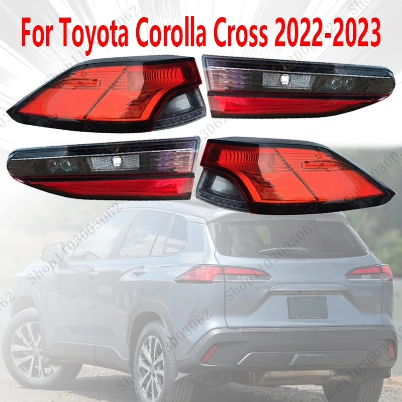 

Tail Lights For Toyota Corolla Cross 2022 2023 Car External Rear Bumper Daytime Running Lights Parking Signal Light Driver Light