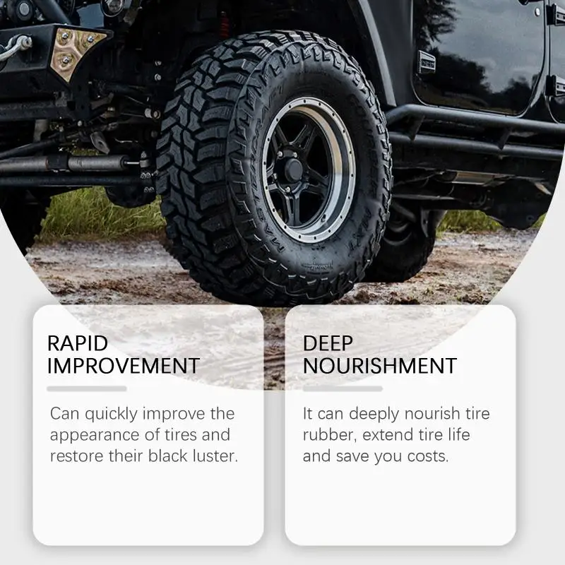 Tire Repair Kit Car Wheel Side Crack Repair: Flexible Glue Rubber Nourishing Anti-Oxidation Maintenance