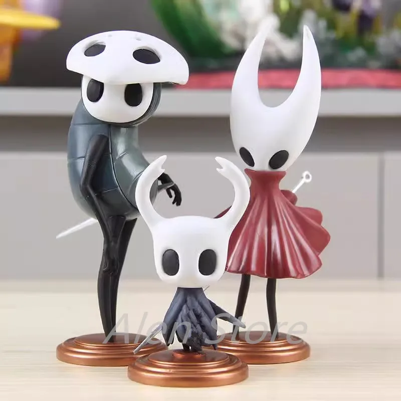 Figural Hollow Knight Silksong Hornet Quirrel Collection Doll Figure Model PVC Surprise Gift 3pcs/set