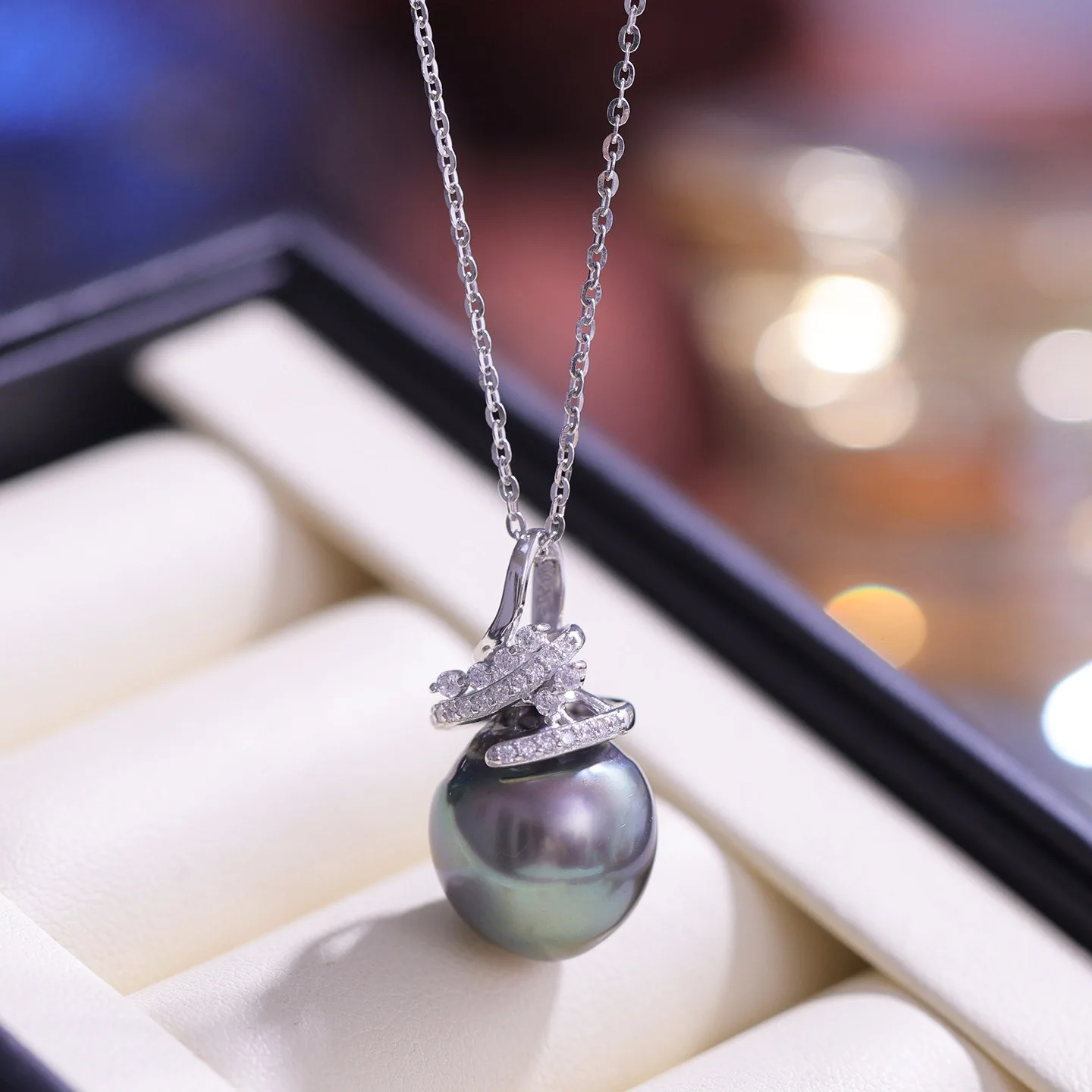 Wholesale S925 Sterling Silver Pendant Mounts Base Findings Settings Mountings Jewelry Fittings for 10-14mm Pearls 3pcs/lot