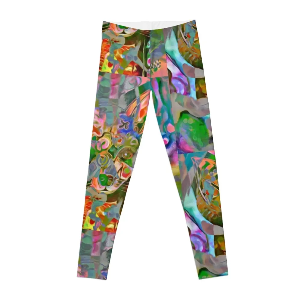 

funky pup blend Leggings gym's sportswear sporty woman push up sports tennis for Female legging pants Womens Leggings