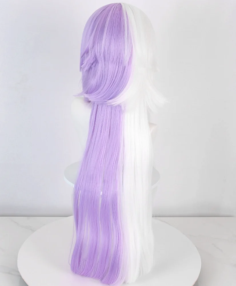 Anime Bungou Stray Dogs Cosplay Sigma Cosplay Purple White Heat Resistant Synthetic Wig